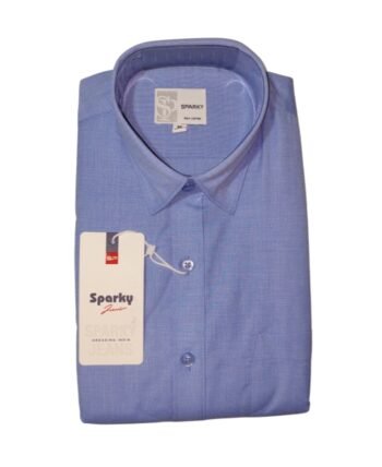 Sparky Men's Light Blue Rich Cotton Casual Shirt