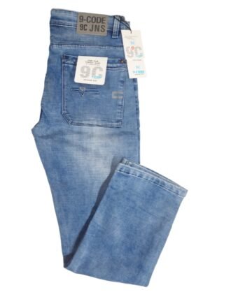 9-CODE Men's Slim Fit Jeans – Light Blue