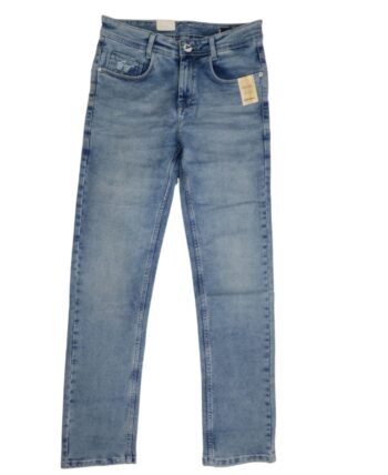 INTHING Men's Light Blue Slim Fit Jeans
