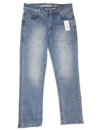 9-Code Jeans Men's Light Blue Slim Fit Stretch Jeans